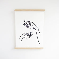 Her Hands, Giclée Print