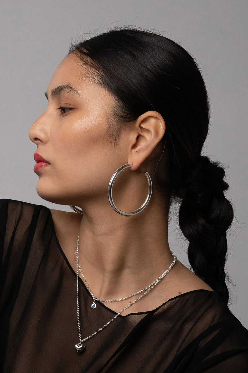 Big Boss Hoops Sterling Silver Naomi Murrell