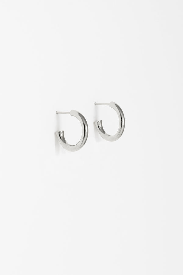 Naomi Murrell, Orb Charm Hoops, Sterling Silver, Converts to Plain Midi Hoop