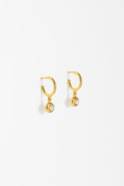 Squishy Pearl Charms in Gold Vermeil.