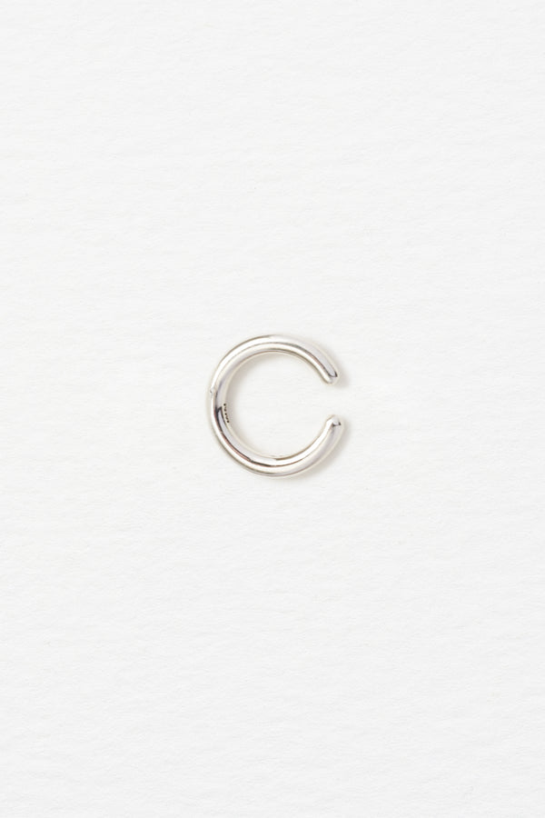 Simple Ear Cuff in Sterling Silver, Top View