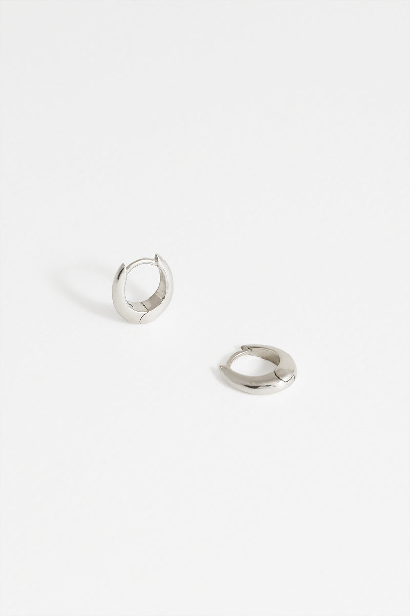 Naomi Murrell Eclipse Hoops Silver