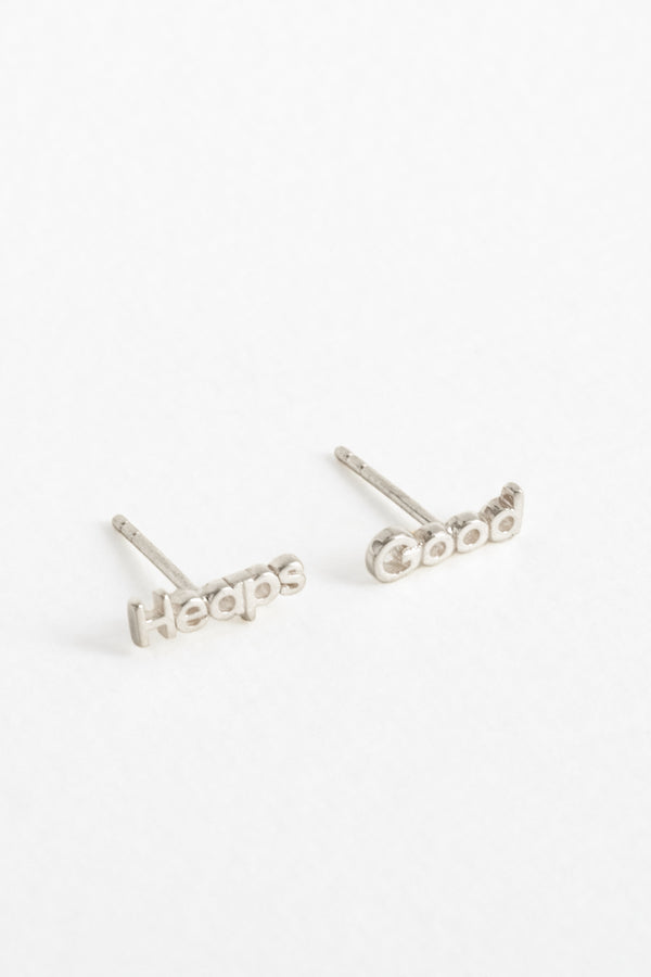Heaps Good Studs in Sterling Silver