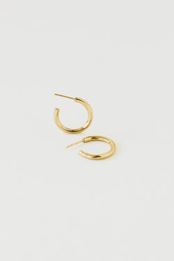 Midi Hoops, Golden Brass, Scale 90