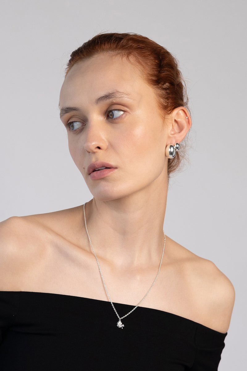 Super Scoop Hoops, Sterling Silver