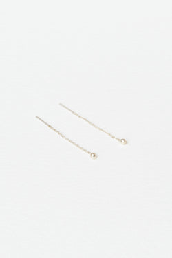 Tiny Ball Threads, Sterling Silver