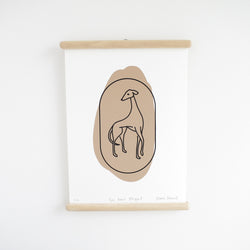 You Must Whippet, Giclée Print