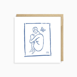 Art School Card - Blue