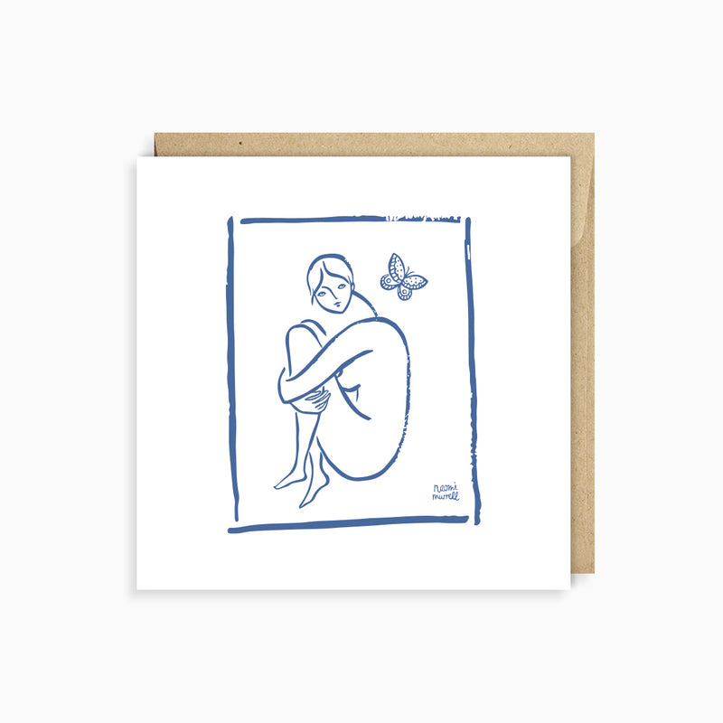Art School Card - Blue