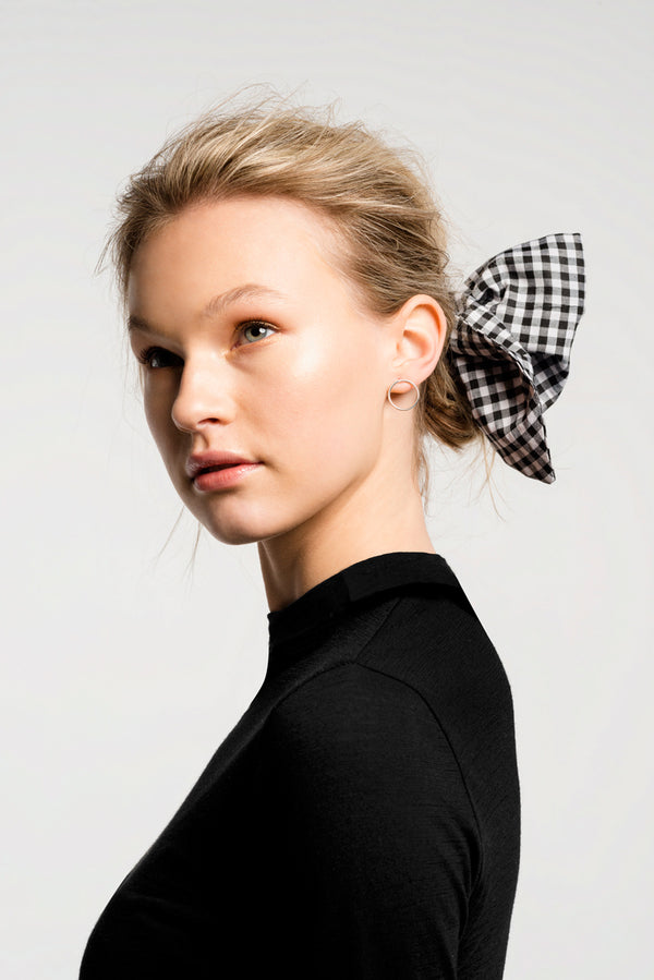 Gingham Hair Bow / Scarf