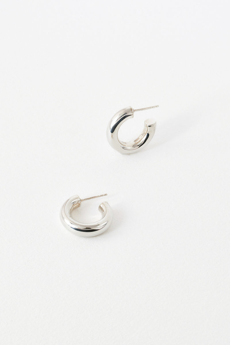 Big Hunk Earrings in Sterling Silver Zoom