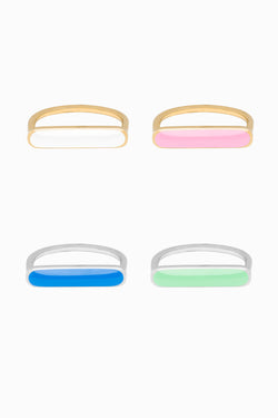 Custom Stacker Ring, </br>Choose from 24 Colours </br>(SPECIAL ORDER)