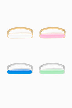 Custom Stacker Ring, Choose from 24 Colours</br>PRE-ORDER