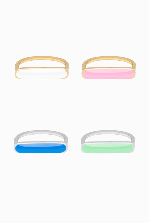 Custom Stacker Ring, </br>Choose from 24 Colours </br>MADE TO ORDER