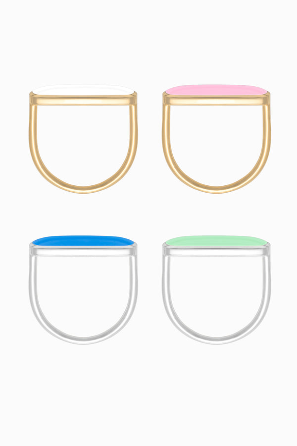 Custom Stacker Ring, </br>Choose from 24 Colours </br>(SPECIAL ORDER)