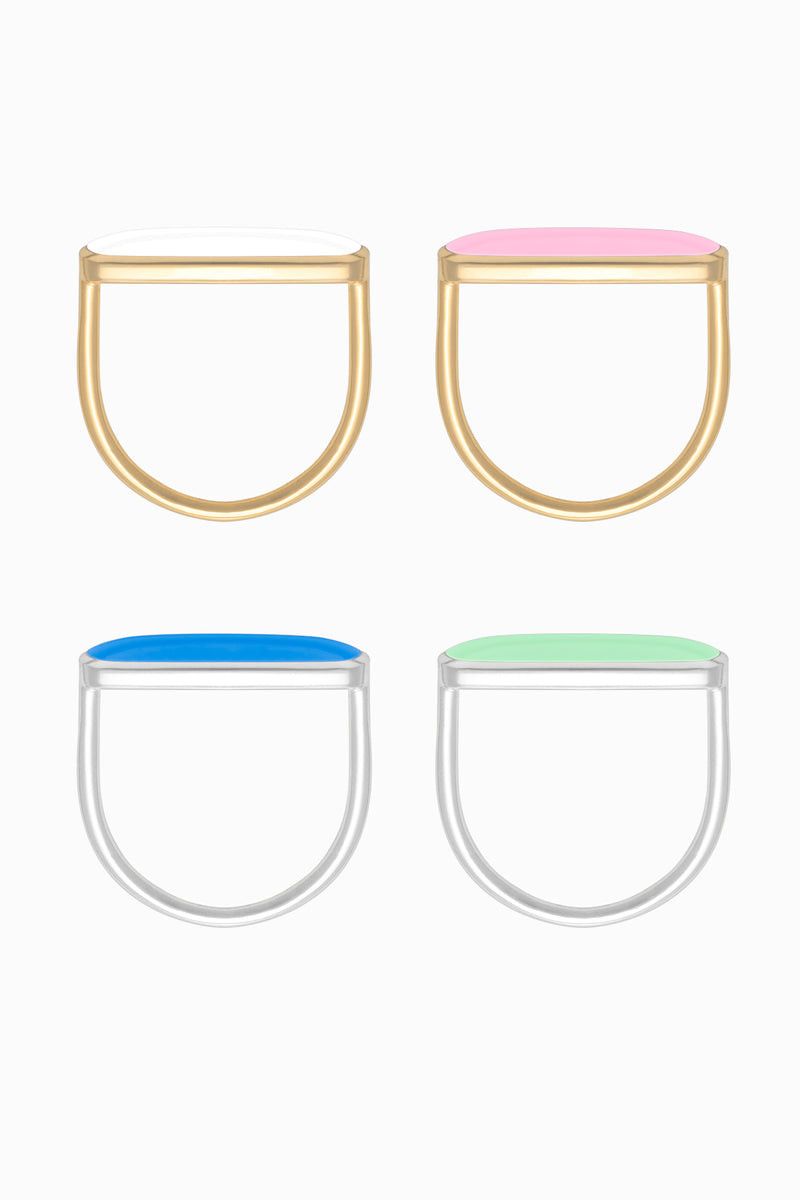 Custom Stacker Ring, </br>Choose from 24 Colours </br>(SPECIAL ORDER)