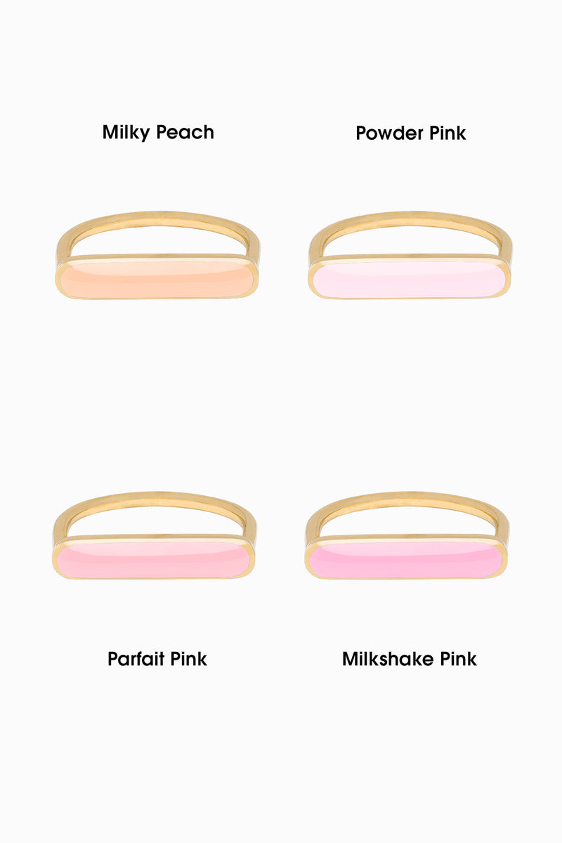 Custom Stacker Ring, </br>Choose from 24 Colours </br>(SPECIAL ORDER)
