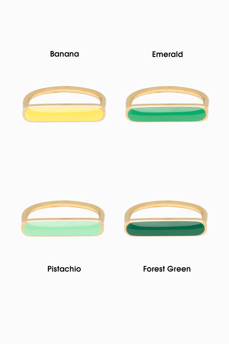 Custom Stacker Ring, </br>Choose from 24 Colours </br>(SPECIAL ORDER)