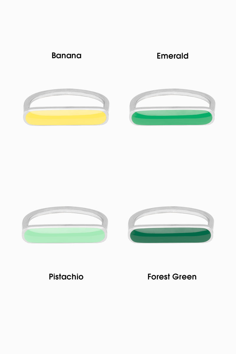 Custom Stacker Ring, </br>Choose from 24 Colours </br>(SPECIAL ORDER)
