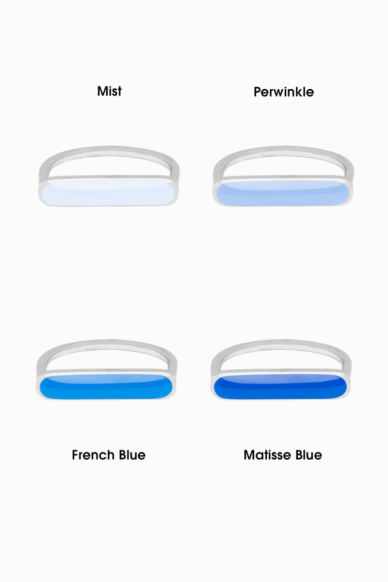 Custom Stacker Ring, </br>Choose from 24 Colours </br>(SPECIAL ORDER)
