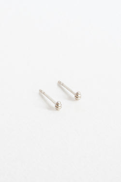 Hive Studs in Sterling Silver