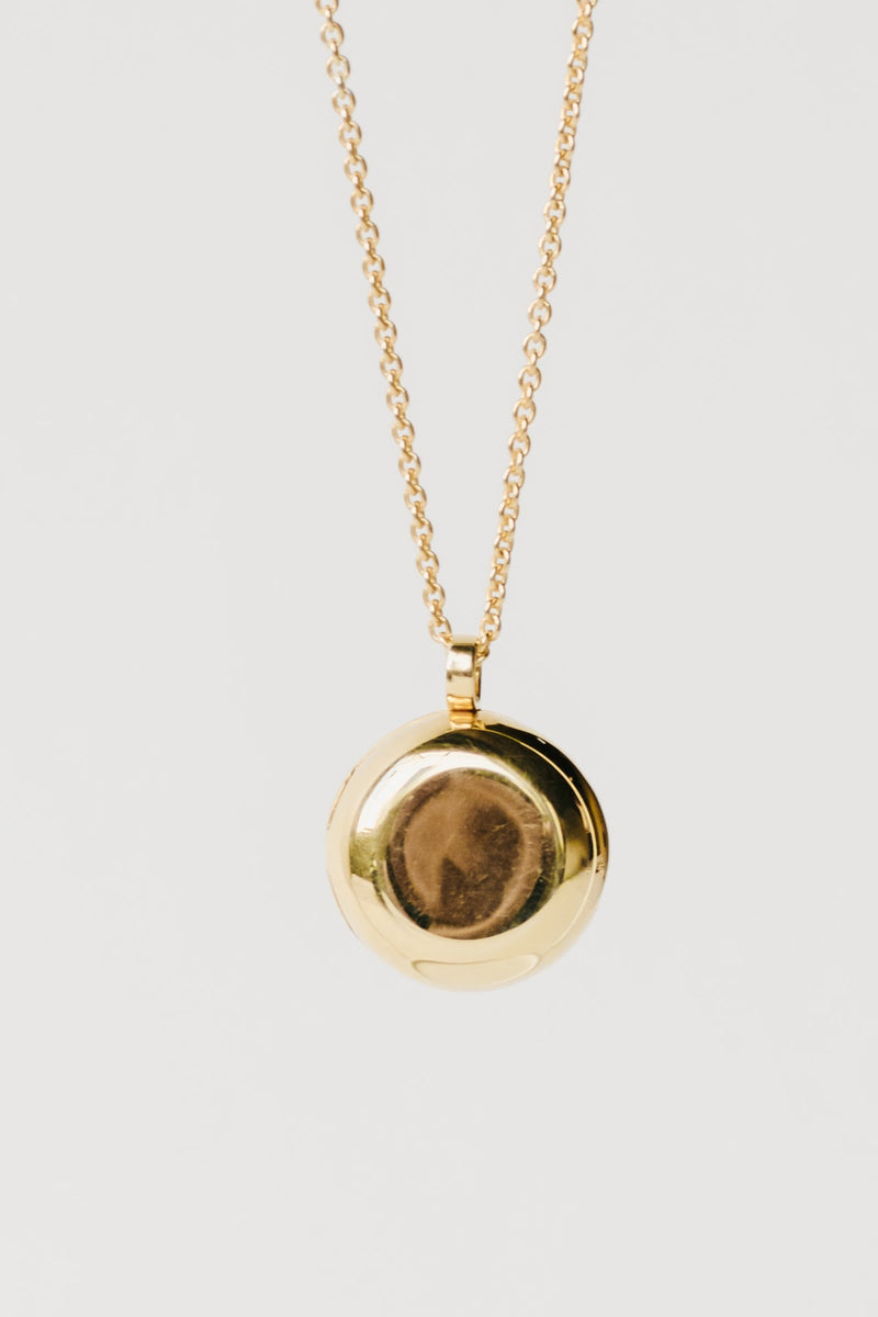 Capsule Locket, Gold Vermeil