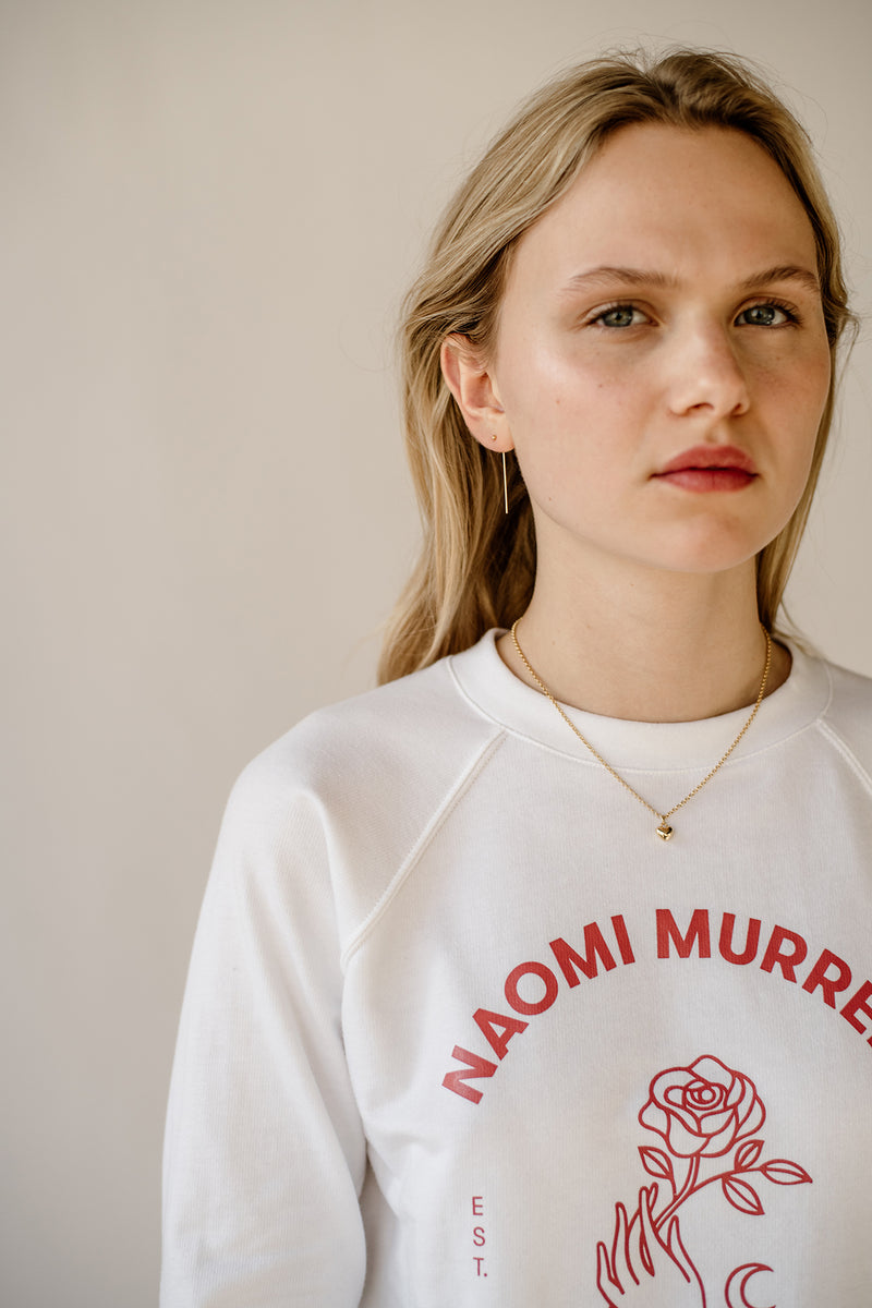 New Romantic Sweat in Organic Terry - LAST ONE! (XS)