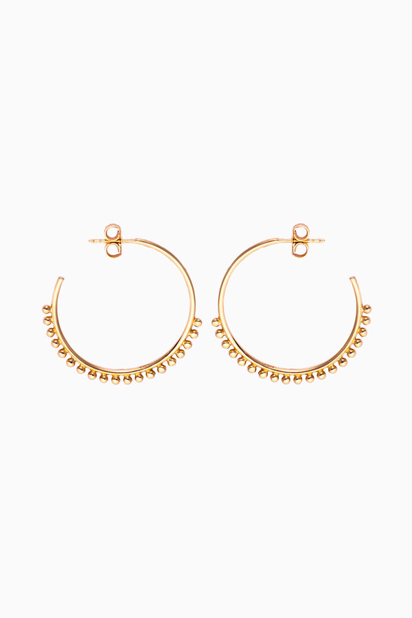 Pom Pom Hoops, Golden Brass