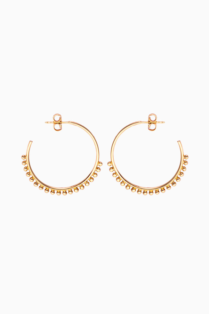 Pom Pom Hoops, Golden Brass