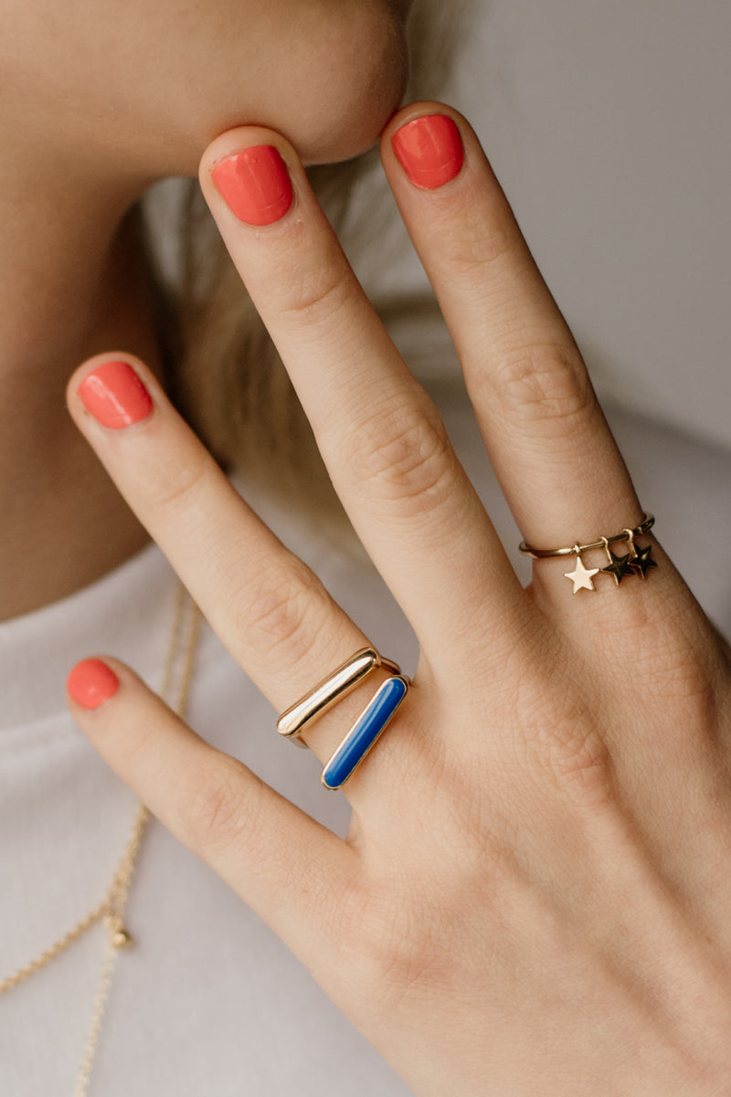 Custom Stacker Ring, </br>Choose from 24 Colours </br>MADE TO ORDER